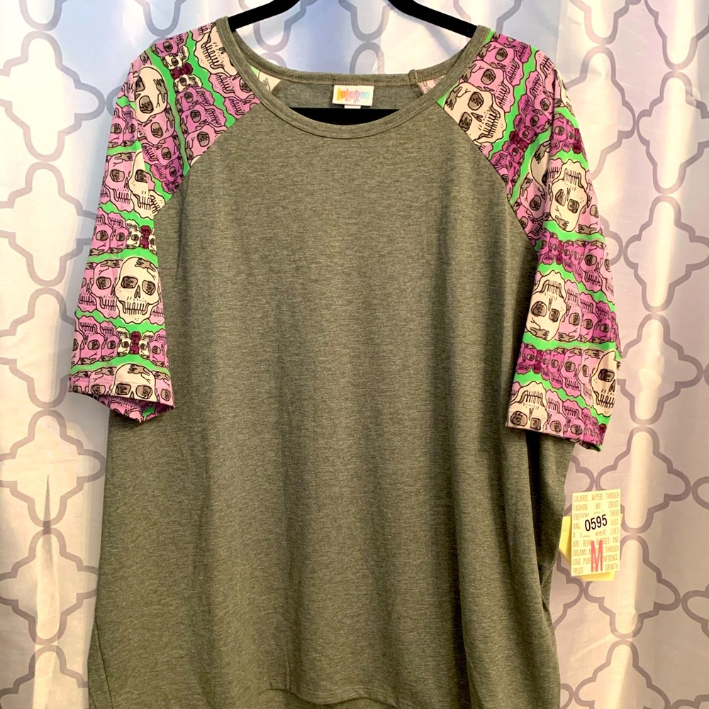 Bnwt Lularoe Halloween Skulls Irma M